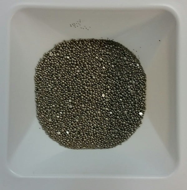 Stainless Steel Beads 0.9 – 2.0 mm blend, 1 lb. (.45 kg)