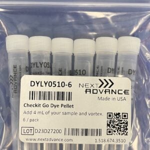 Checkit Go Dye Pellet for 5 and 10 µL models.  pack of 6