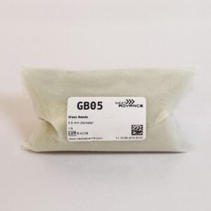 Glass Beads 0.5 mm, 1 lb. (.45 kg)