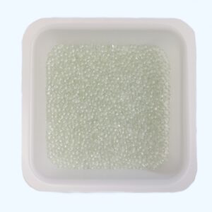 Unpackaged glass beads to show what the material looks like.