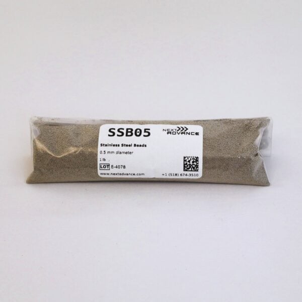 Stainless Steel Beads 0.5 mm, 1 lb. (.45 kg)