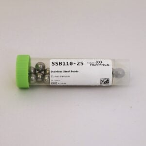 Stainless Steel Beads 11 mm, pack of 25