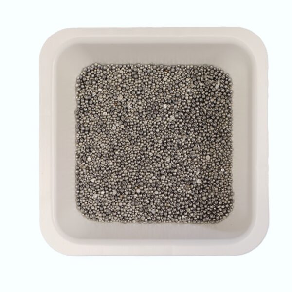Stainless Steel Beads 0.9 - 2.0 mm blend, 1 lb. (.45 kg) - Image 2