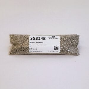 Stainless Steel Beads 0.9 - 2.0 mm blend, 1 lb. (.45 kg)