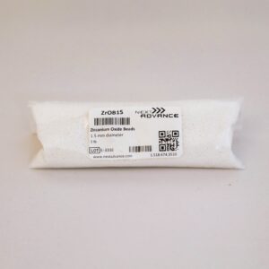 Zirconium Oxide Beads 1.5 mm. 1 lb. (.45kg)