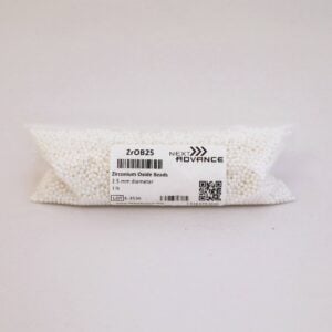 Zirconium Oxide Beads 2.5 mm. 1 lb. (.45kg)