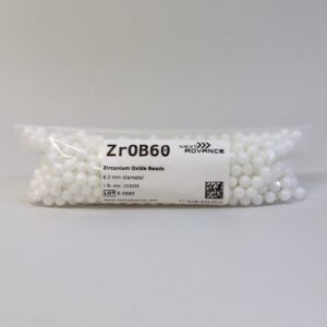Zirconium Oxide Beads 6 mm. 1 lb. (.45kg)