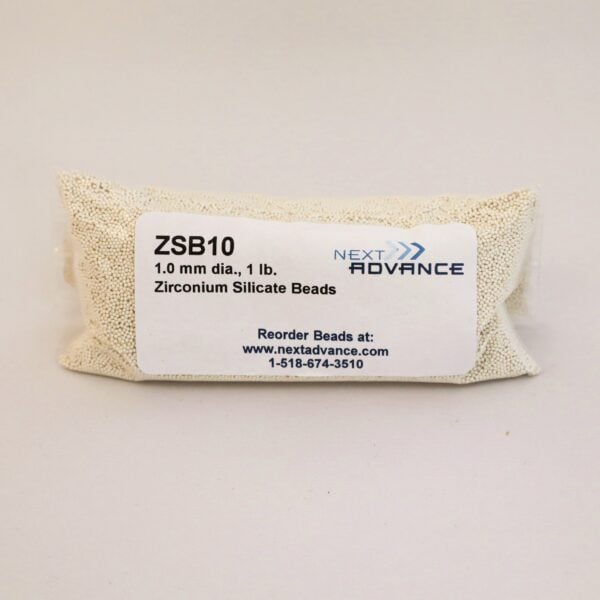 Zirconium Silicate Beads 1.0 mm, 1 lb. (.45 kg)