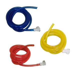 3 colors of available tubing.