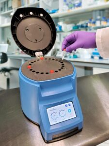 Samples are easily loaded into the Bullet Blender tissue homogenizers